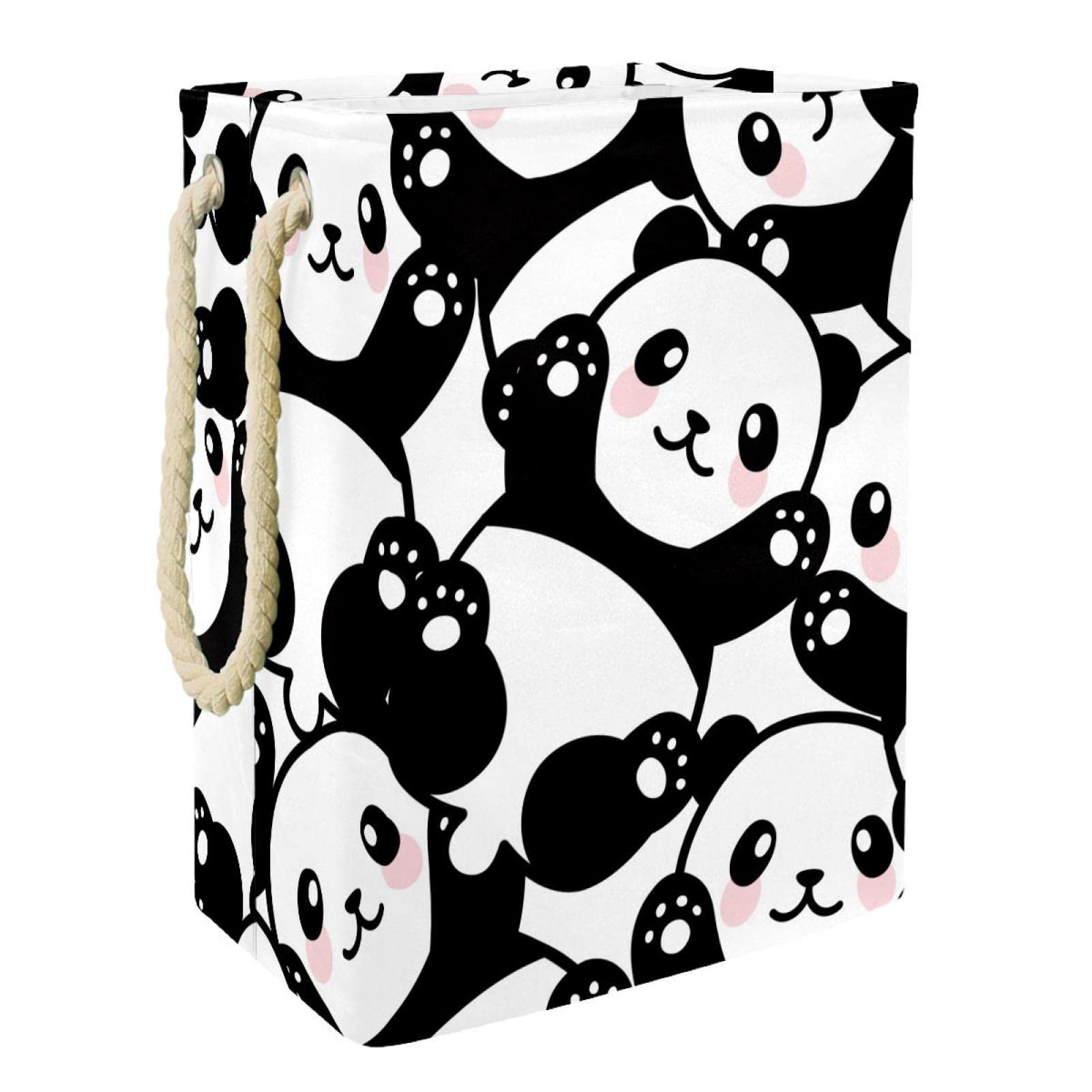 Panier à linge grand format personnalisé Clever Panda pour optimiser vos espaces