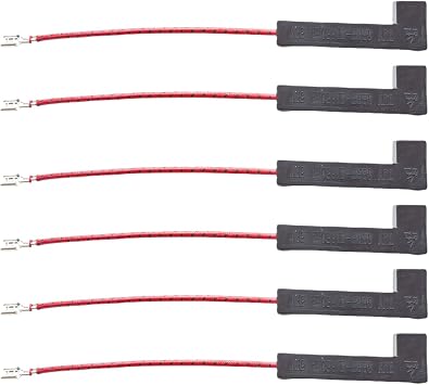 6 Pack Microwave Oven Replacement Fuses 5KV 0.8A High Voltages Component Oven Insurance for Long Lasting Use Stable Component