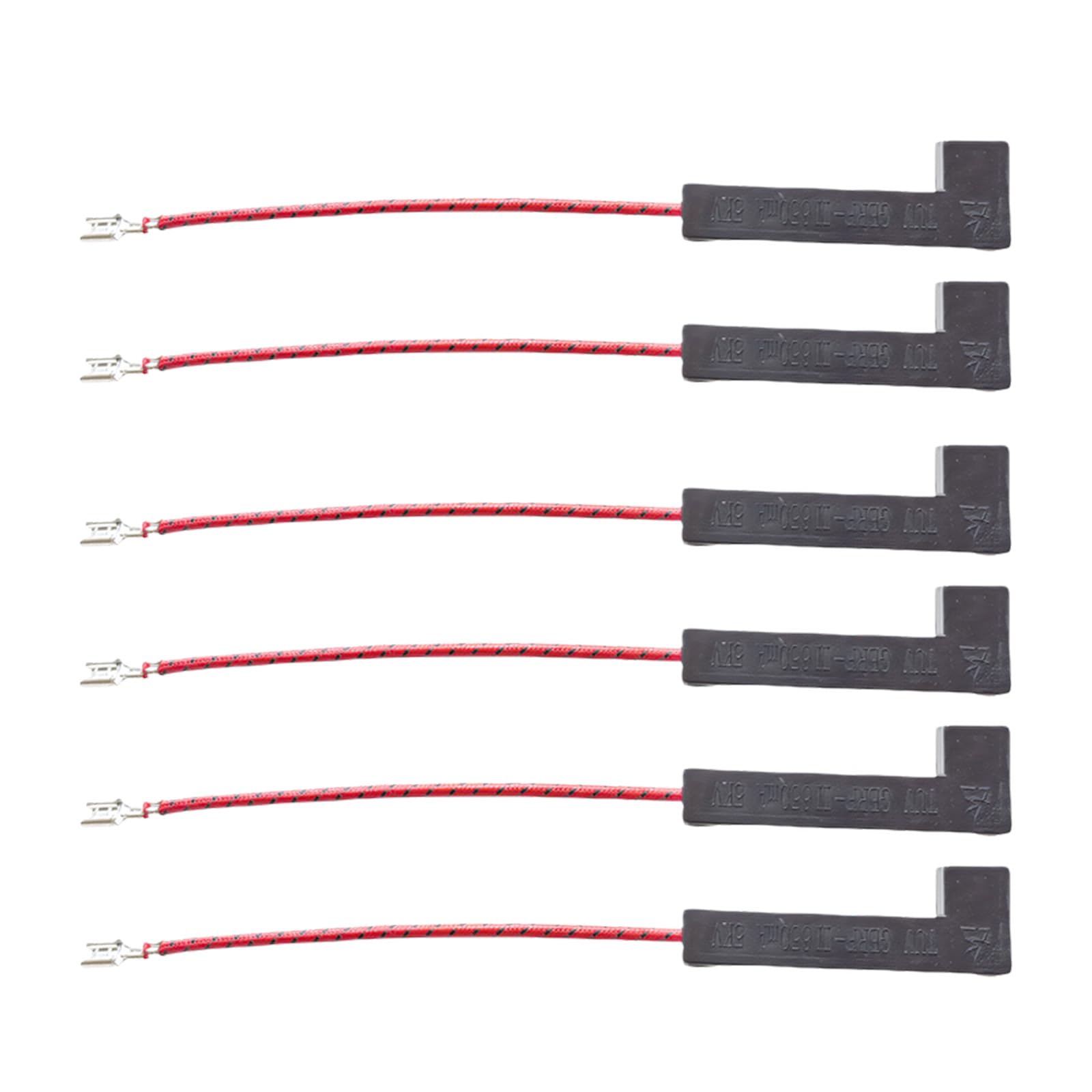 FROMCEO Of 6 Microwave Oven Fuses 5KV 0.8A, Insulation for Easy Installation Insulation for Easy Installation