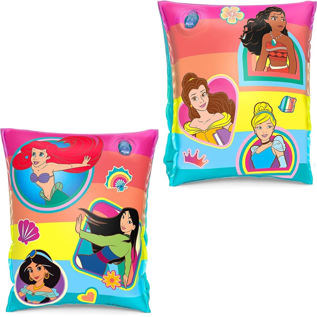 NARAMAKI® - Apoyabrazos inflables para princesas - Apoyabrazos de seguridad - Accesorios para niños (PRINCESS)