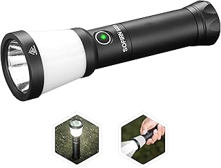 sofirn Camping Lantern Rechargeable, SC03 LED Flashlight 2000 High lumens 508 Meters Long Throw, Bright 2 in 1 Light with 150 Hours Long Lasting IPX8 Waterproof for Hiking Power Outage Outdoor