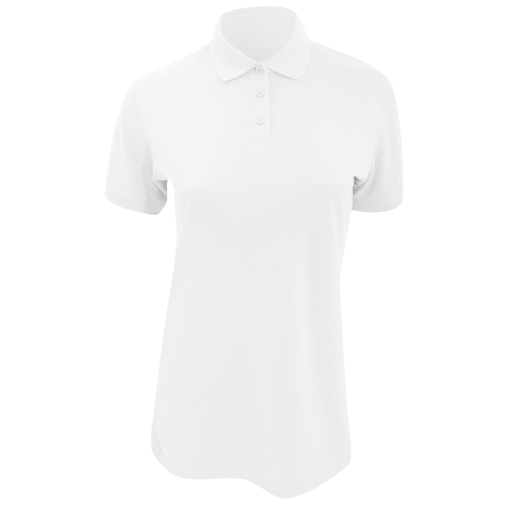 Kustom Kit - Women's Short Sleeve Polo Shirt - White - 12 (M)