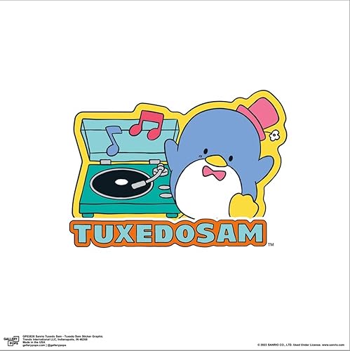 Miniatura 2 de Trends International Gallery Pops Sanrio Tuxedo Sam - Lienzo decorativo para pared, diseño gráfico de Tuxedo Sam, 12.00 x 12.00 pulgadas, lienzo
