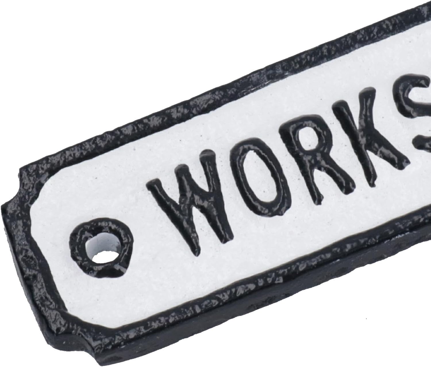 AB Tools Workshop Cast Iron Small Sign Plaque Door Wall House Gate Post Shed Garage