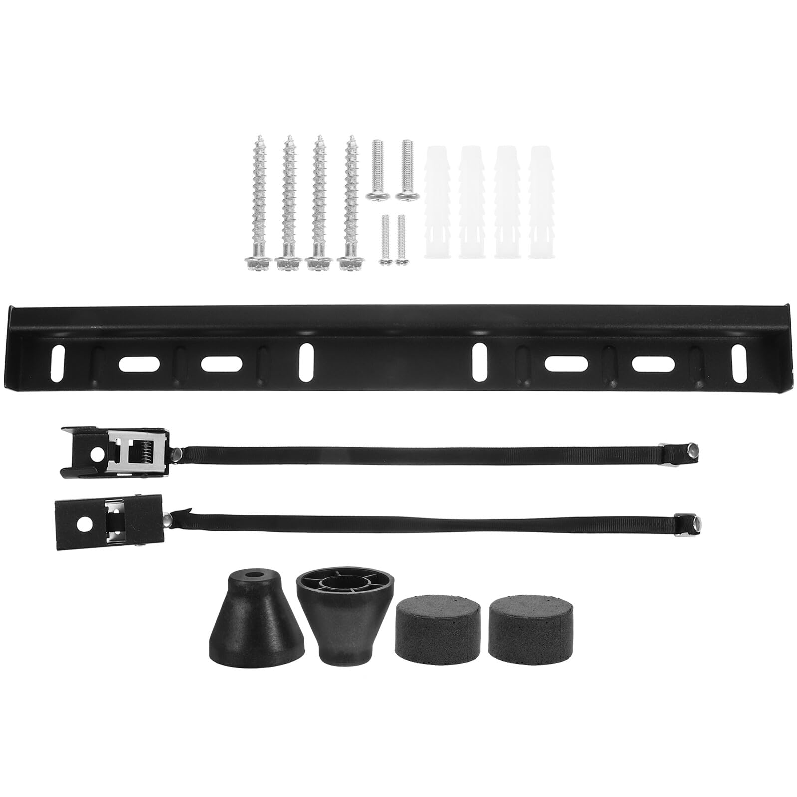 Soporte para TV de 55 Pulgadas sin Taladro Estructura en L, Fácil Instalación y Material de Acero Inoxidable para Televisores LCD y Pantallas Inteligentes