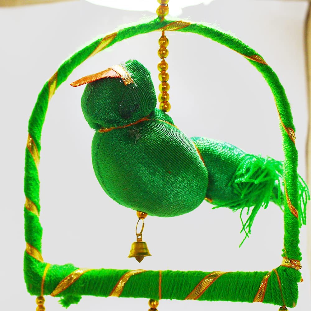Toran bandarwal de perroquet pour porte, artisanat traditionnel de mariage