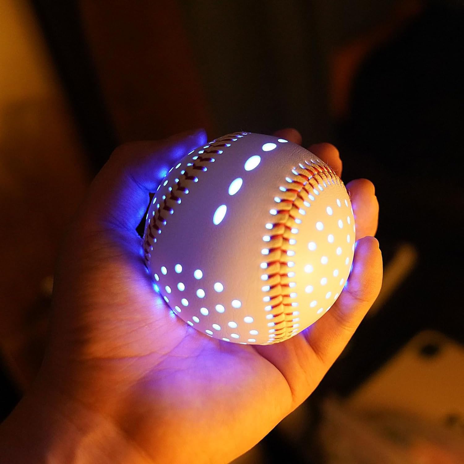 Beleuchteter Baseball-Wurfübungs-Baseball für Sportliche Familienunterhaltung