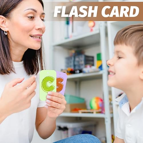 Miniatura 6 de Koogel 1,500 unidades de papel de índice multicolor con anillos de encuadernación, 7 colores de 2.2 x 3.5 pulgadas, tarjetas de estudio, tarjetas de