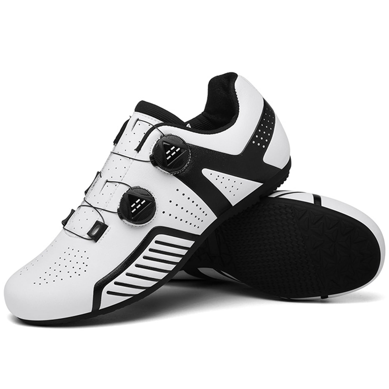 Fahrradschuhe Herren Mit Gummisohle Atmungsaktive Rennrad Und MTB Schuhe rutschfeste No-Lock Sportschuhe Mountainbike Schuhe