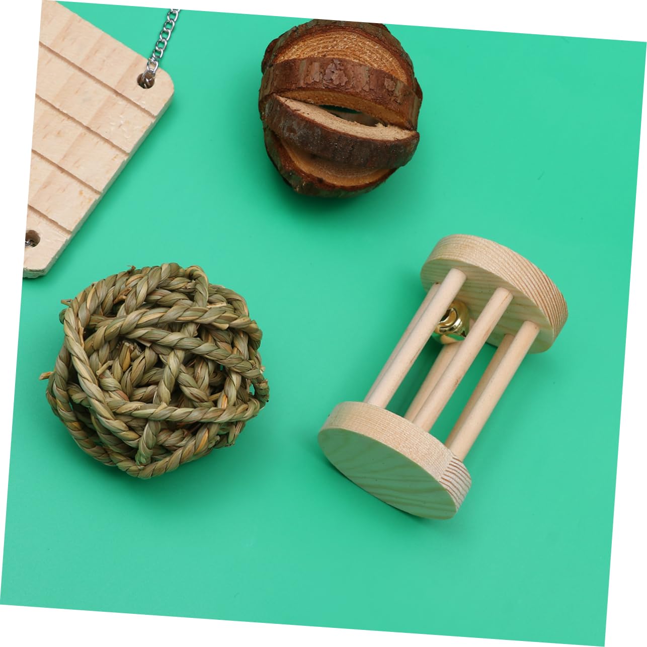 Amosfun 2sätze Hamster Spielzeugset Teiliges Holzspielzeug Für Nager Kauspielzeug Zur Zahnpflege Unterhaltsames Und Lehrreiches Zubehör Für Hamster Und Kleintiere Für Käfige Und