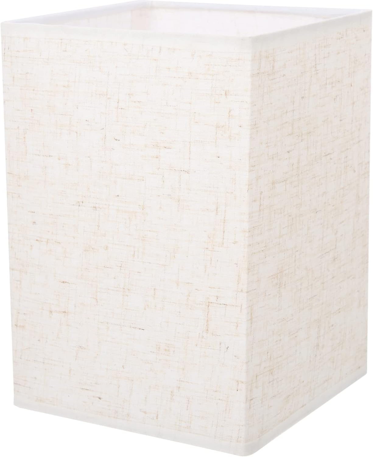Replacement Linen Lampshade Square Cloth Lamp Shade Replacement Linen Lampshade Bedside Light Cover with Clip