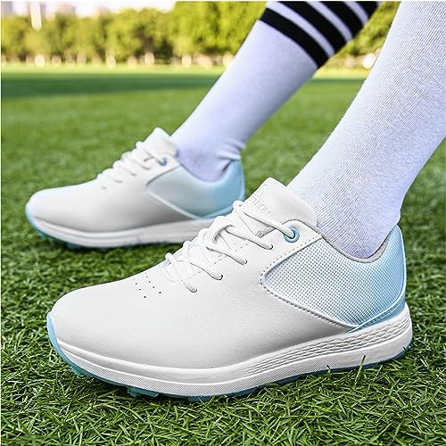 Zapatos de golf para mujer impermeables y ligeros NGARY para pisadas cómodas y secas 6