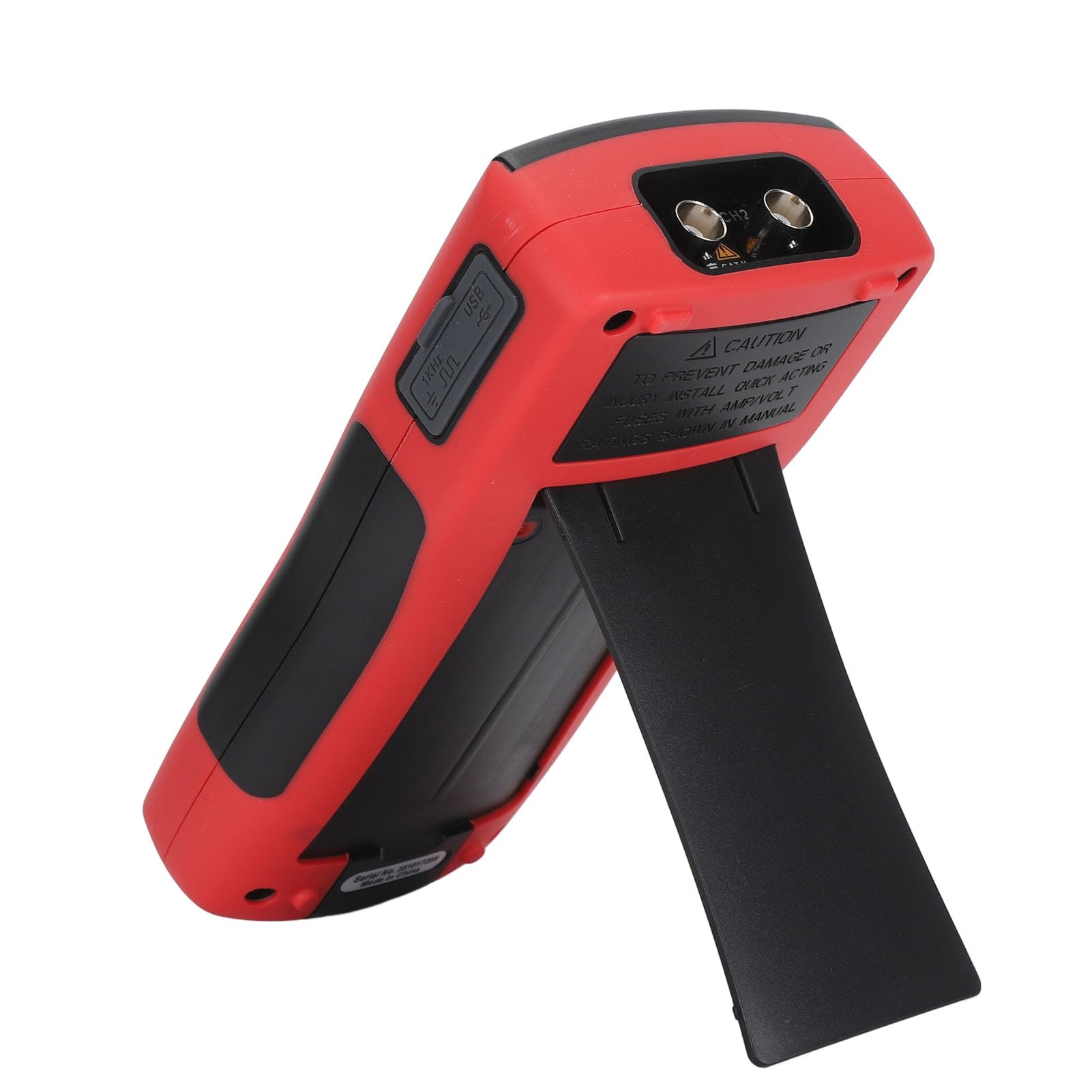 KIMISS 3,5-Zoll-Zweikanal-Handoszilloskop-Multimeter mit 25.000 Zählwerten, Signalgenerator, Genauen Messungen, Echtzeit-Abtastung, USB-Datenspeicherung