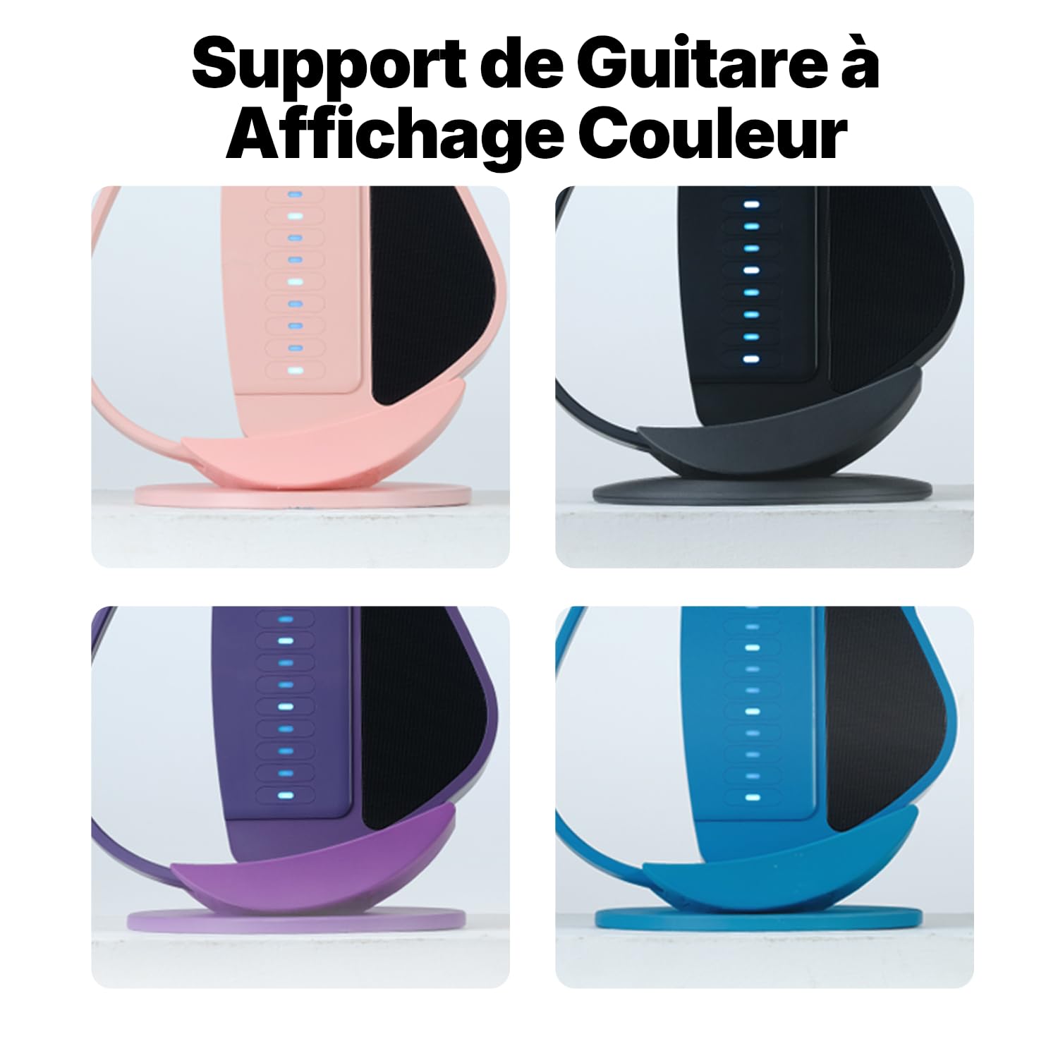 Support de Guitare Intelligent Rechargeable Noir Enya Cyber-G(sans câble de Chargement)