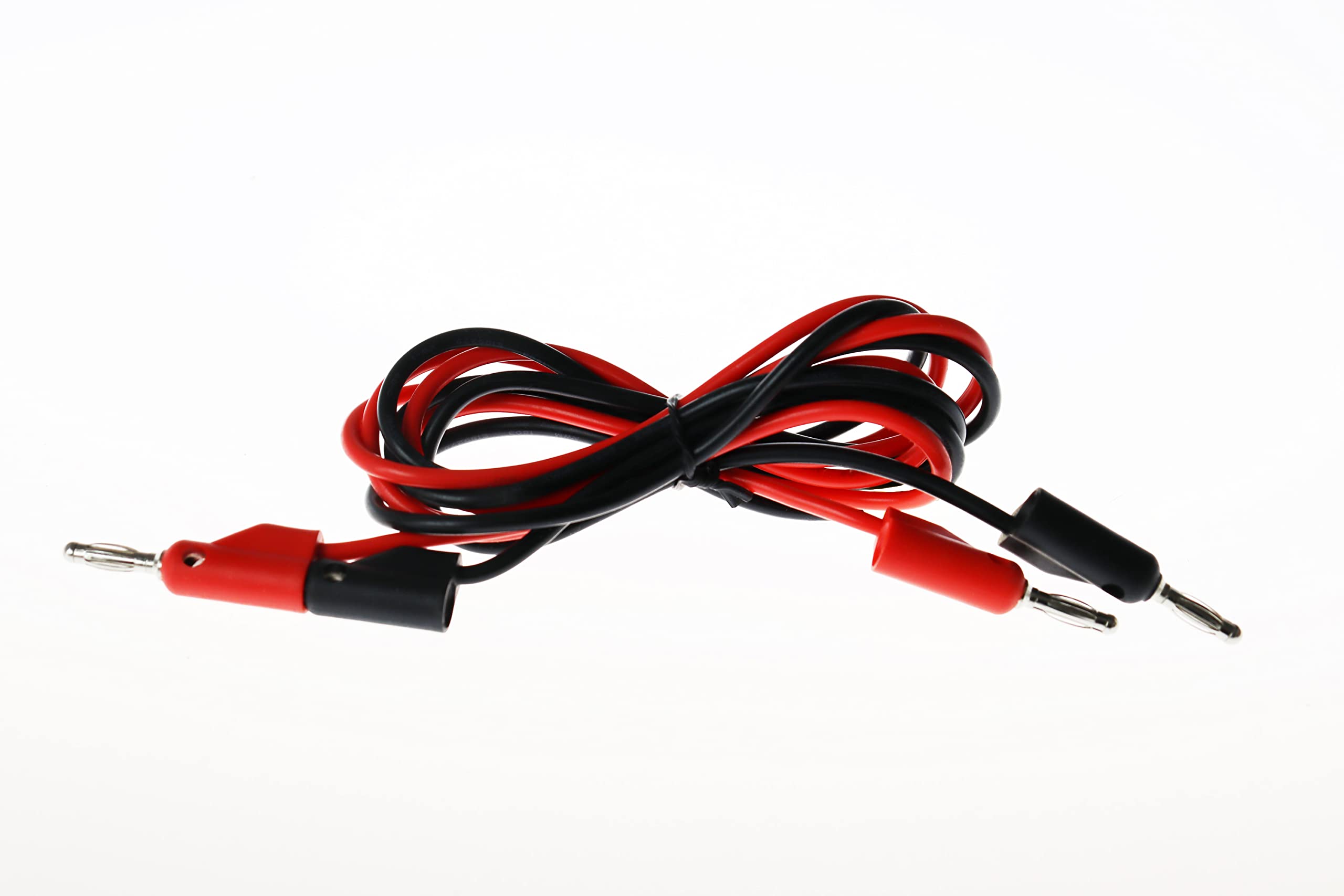 PeakTech 7045 Bananenstecker-Messleitungen – 4mm, 110 Cm, Doppelt Isoliert, 15A, Für Multimeter