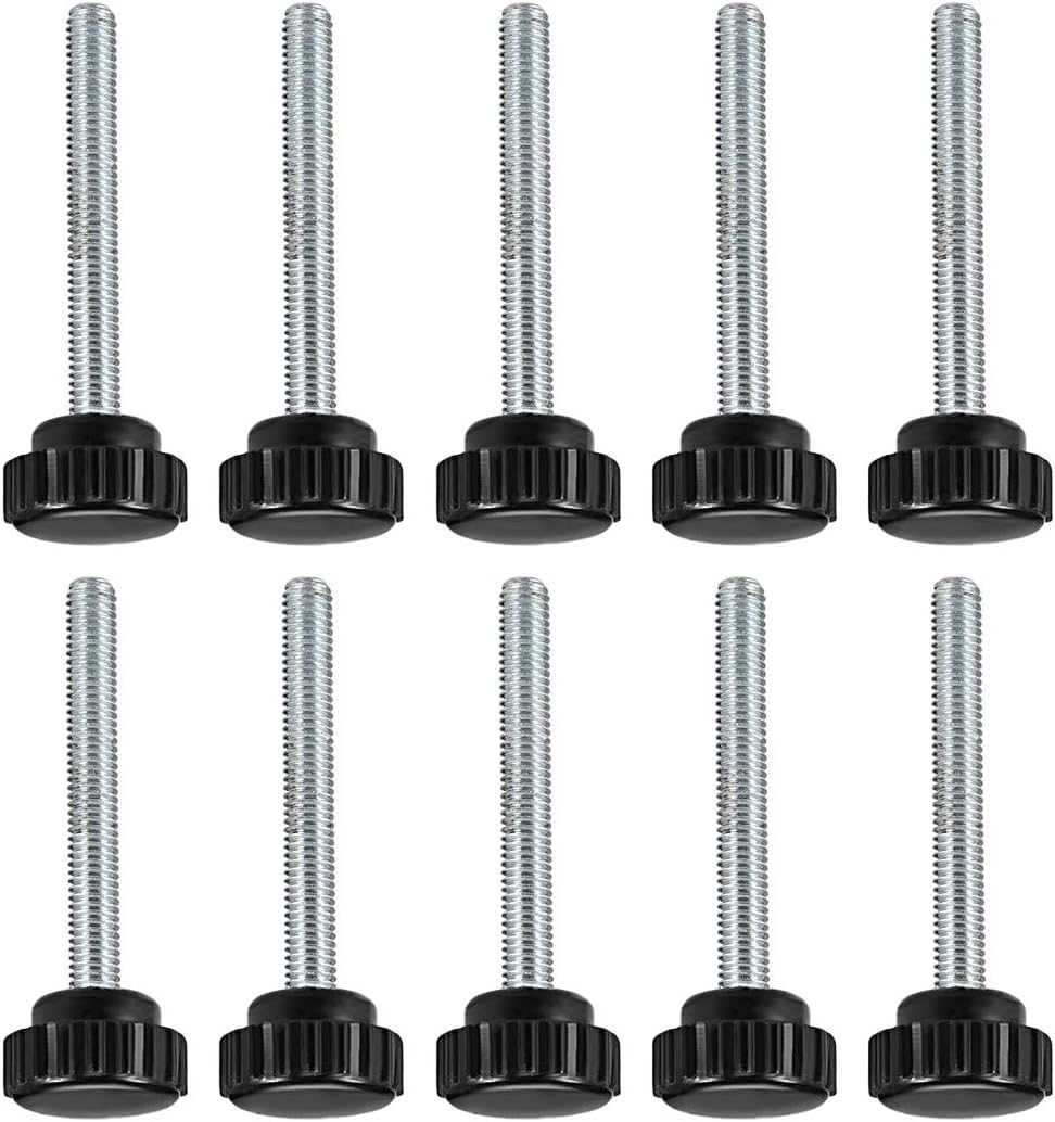 2pcs Knurled Clamping Knobs M6 X 45mm Metric 304 Stainless Steel Male Thread Thumb Screw On Type - View #7