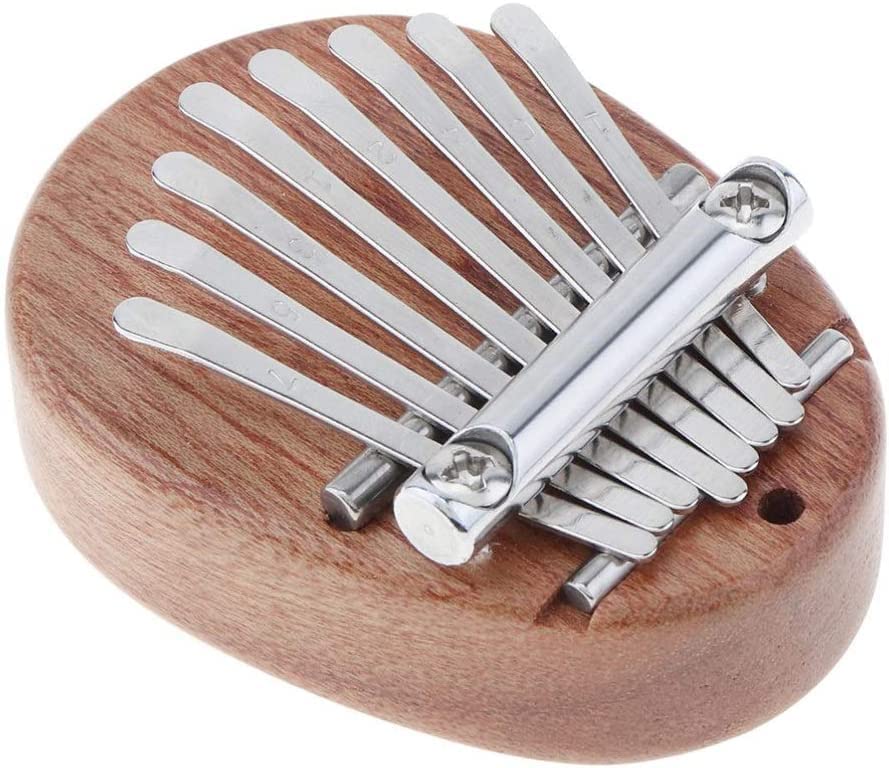 Générique Mini Doigt Kalimba Pouce Piano Mini 8 Touches Kalimba en Forme de Goutte Acajou Pouce Piano Instrument… - Les Beatles, Paul McCartney, John Lennon, RIngo Starr, George Harrison Générique Mini Doigt Kalimba Pouce Piano Mini 8 Touches Kalimba en Forme de Goutte Acajou Pouce Piano Instrument… – Image 4