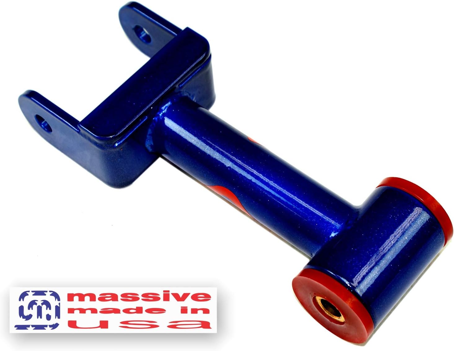 BLUE PEARL- Made in USA- RED- COMPETITION SERIES- Rear Upper Control Arm UCA Lowered Height Compatible with 11-14 Mustang