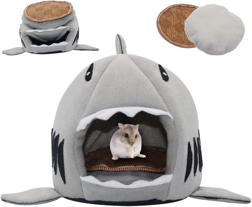 SCIROKKO Guinea Pig Bed - Small Pet Animals Bed, Cotton Warm Nest Mini House - Sleeping Mat for Dutch Pig Hideout Hamster Hedgehog Rat Chinchilla : Pet Supplies