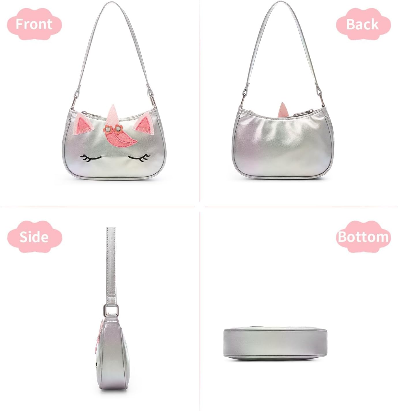 Toddler Purses Little Girls Purse Kids Handbag Shoulder Bag Birthday Gift for 2 3 4 5 6 7 8 Year Old Girl - Image 7