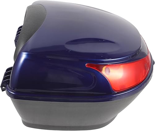 Vaguelly Maletero de cola Maleta de equipaje Contenedor de cola de motocicleta Tronco de almacenamiento de motocicleta Tronco de almacenamiento de