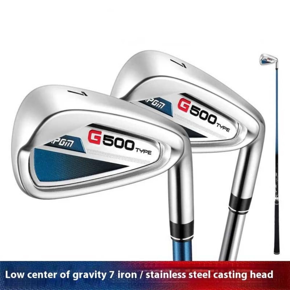 Hierro de golf para hombre acero inoxidable 7ª caña bajo centro de gravedad