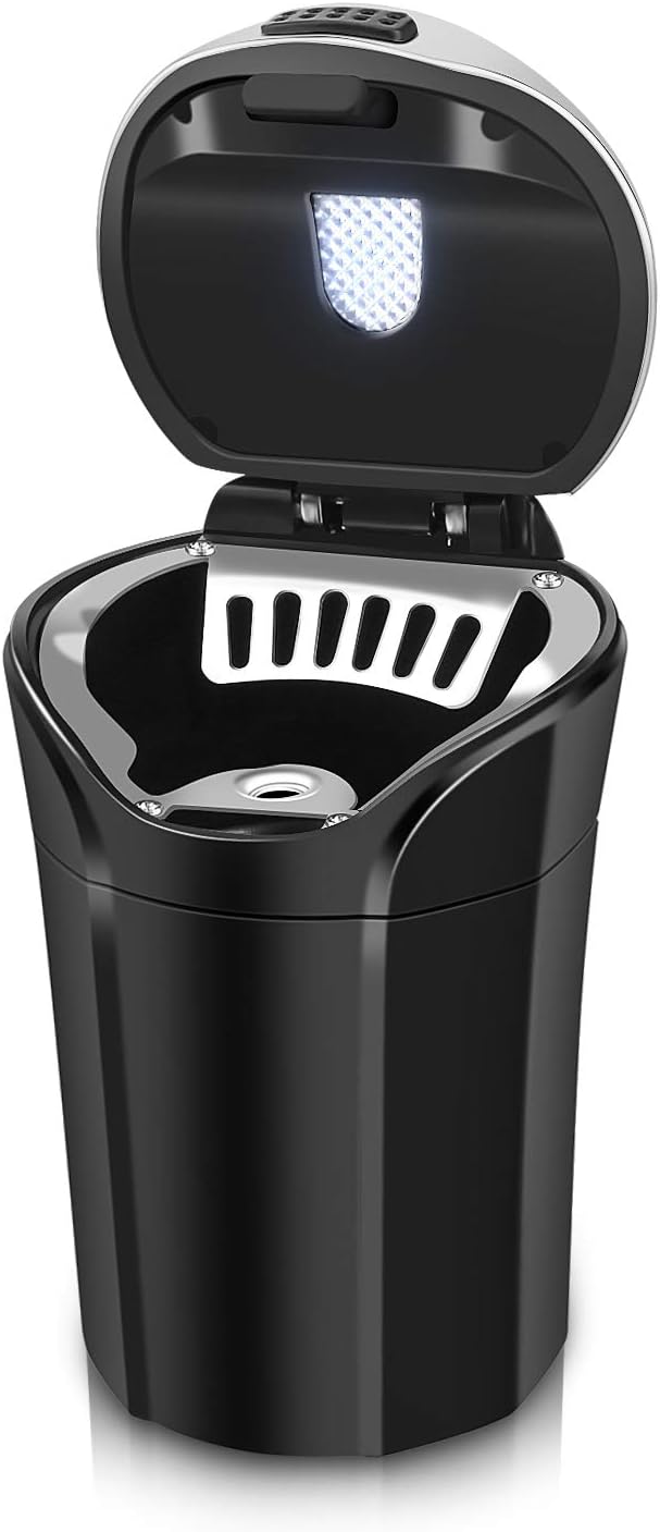 Achort車用灰皿 タバコ灰皿 シガーライター 点煙器 携帯灰皿 携帯ライター 多機能ゴミカップ ソーラー充電 Usb充電 Ledライト付き 取り外し可能 ドリンクホルダー型 灰捨て簡単 大容量 車 オフィス 自宅用 おしゃれ Achort車用灰皿 タバコ灰皿 シガーライター 点煙器 携帯灰皿 携帯ライター 多機能ゴミカップ ソーラー充電 Usb充電 Ledライト付き 取り外し可能 ドリンクホルダー型 灰捨て簡単 大容量 車 オフィス 自宅用 おしゃれ