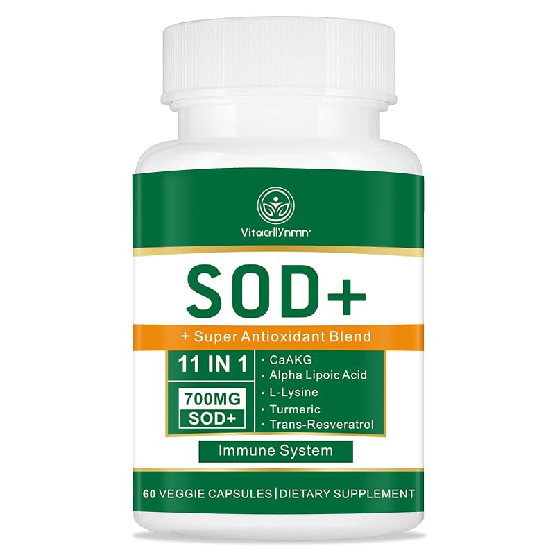 VITACRLLYNMN Suplemento antioxidante com superóxido dismutase 700 mg, 60 cápsulas