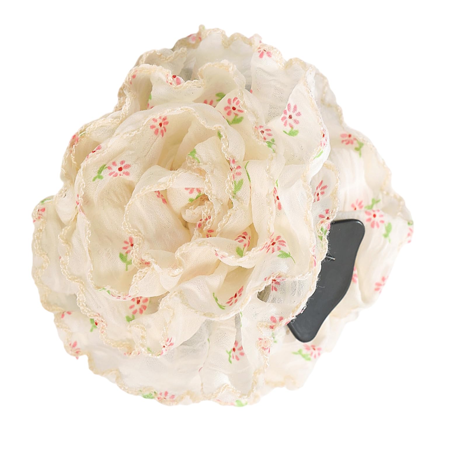 YUXITA Floral Hair Clip With Secure Grip Friendly Barrettes Lightweight Hairpin For Women Outdoor Daily Use