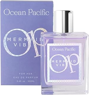 Ocean Pacific Mermaid Vibes for Her Eau De Parfum, Fruity, 3.4 Fl Oz