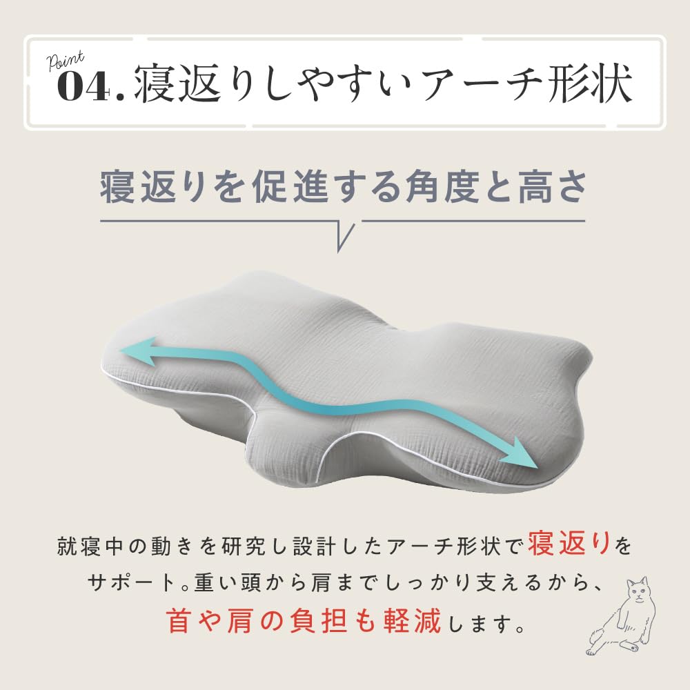 SU-ZI サイドスリープピロー MUGON 2 SU-ZI MUGON 2 Side Sleeping Pillow, Side Sleeping, Snoring