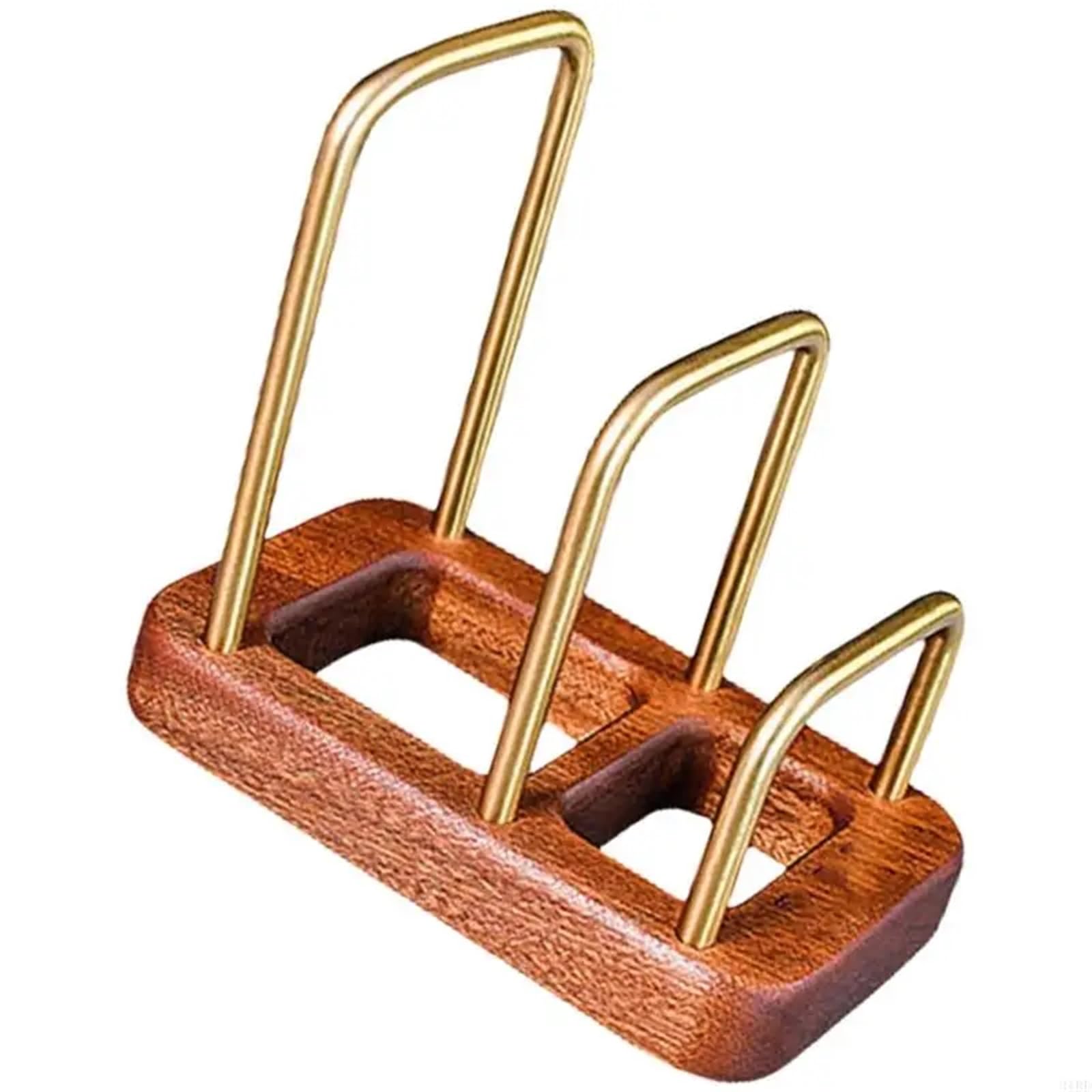 Soporte para tabla de cortar Estante de madera for almacenar sartenes y tablas cortar en la encimera cocina(Single port)