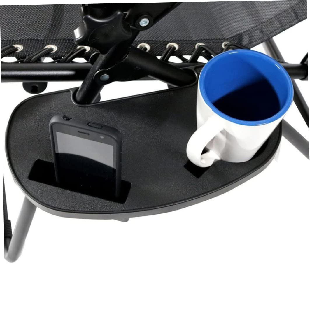 Bandeja para portavasos | Portavasos para Silla Bandeja para Silla de Playa de 2 Piezas. Taza para Escritorio con Dispositivo móvil