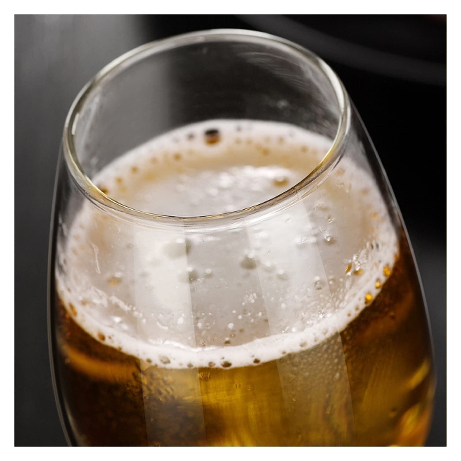 Juego de 4 vasos de cerveza, vasos de pinta, jarra de cerveza, jarra de vidrio de gran capacidad, 550 ml, la taza de cerveza ideal para festivales, barbacoas y partidos de fútbol, jarra de cervez