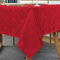 Vista 19 de SASTYBALE Servilletas de tela blanca de 20 x 20 pulgadas, juego de 4 servilletas de mesa de damasco de jacquard lavables para comedor, fiesta, boda