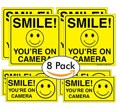 (8 Pack) Smile You're ON Camera Bundle (4) 6