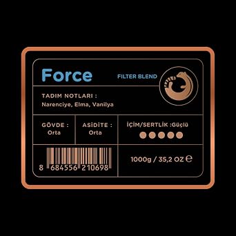 Luwacof Force Filter Blend Coffee (Milled Filter Coffee) 1000 Gr