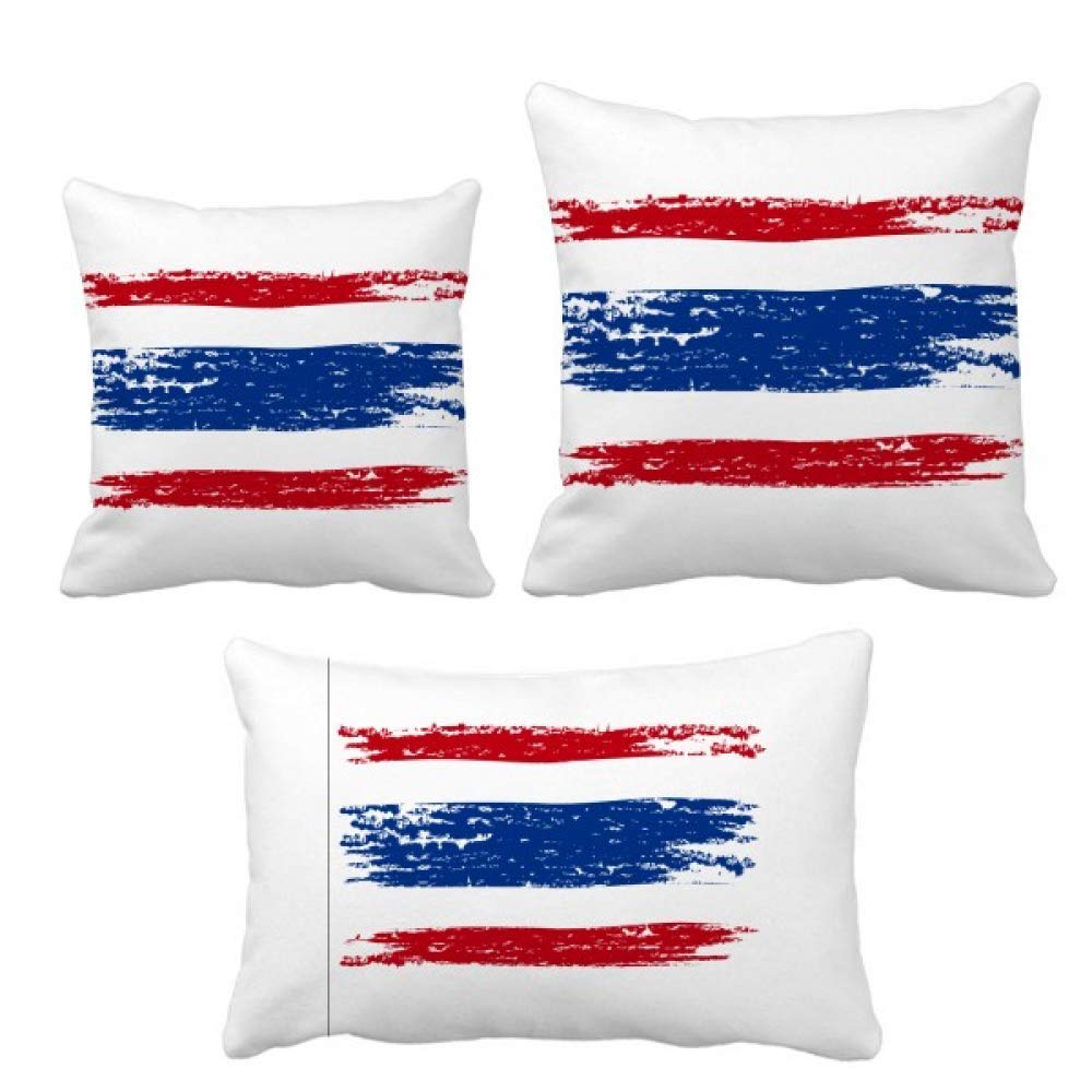 Taie de coussin Thaïlande aquarelle déco asiatique et textile de maison salon