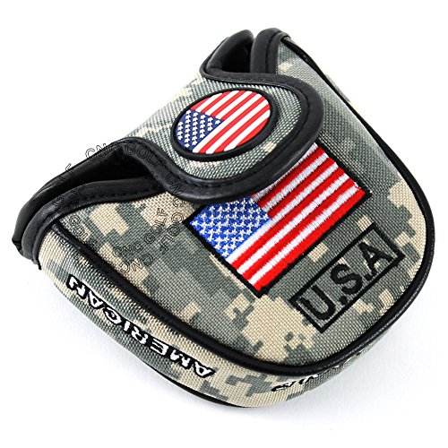 HEAVY DUTY USA Military Mallet Putter Cover Headcover For Scotty Cameron Taylormade Odyssey 2ball