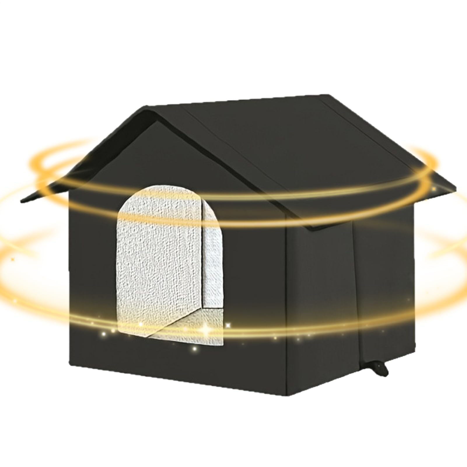 Panier pour chien résistant au froid avec isolation thermique et revêtement imperméable