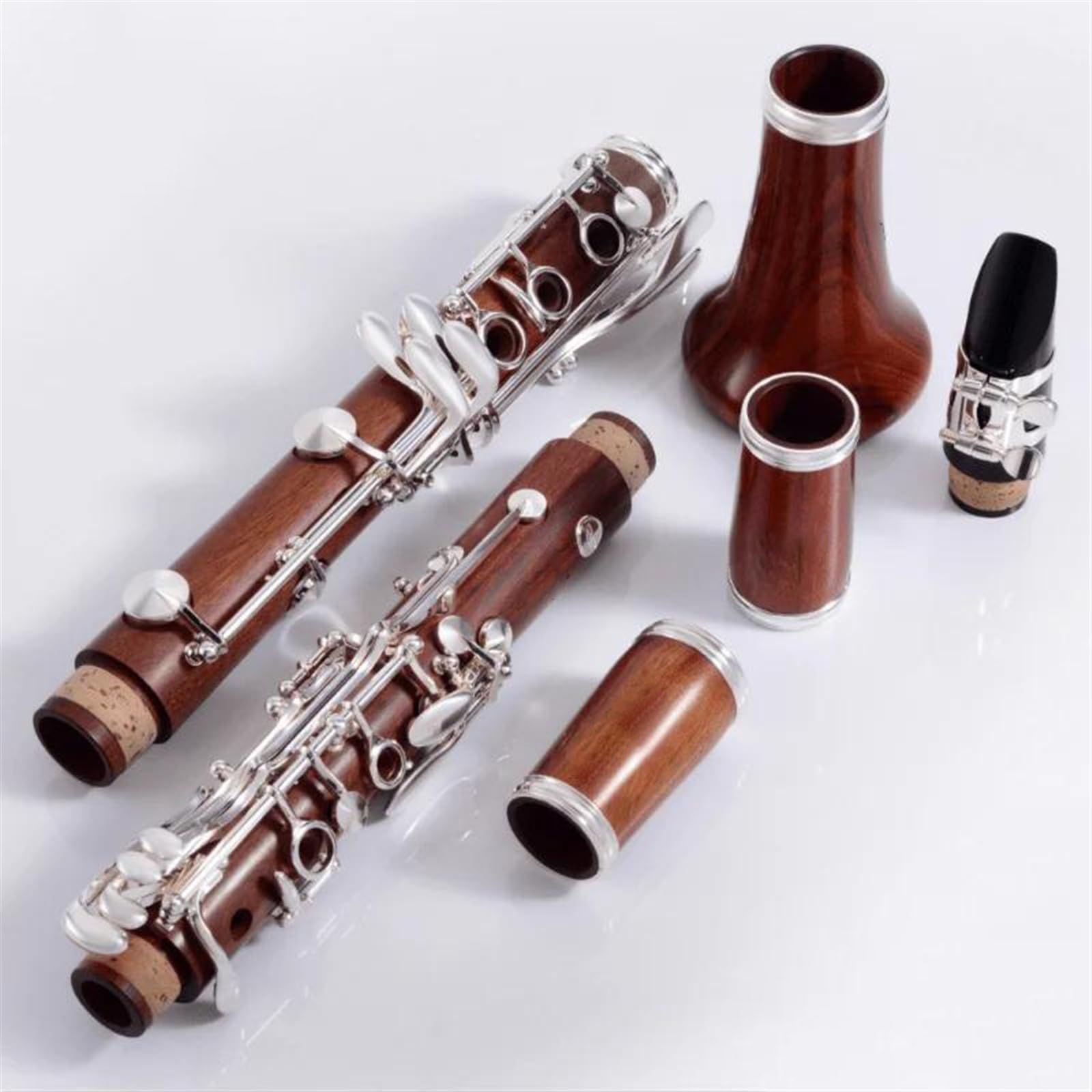 Corpo In Palissandro Falling Tune B 17 Tasti Chiavi Placcate In Argento Clarinetto Con Custodia E Accessori Clarinetto Set