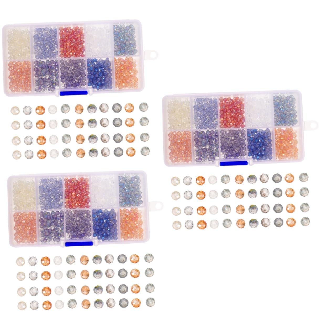 Operitacx Perline Di Colorate Per Bigiotteria Fai Da Te Per Braccialetti e Collane Materiale Resistente e Facile Da Usare