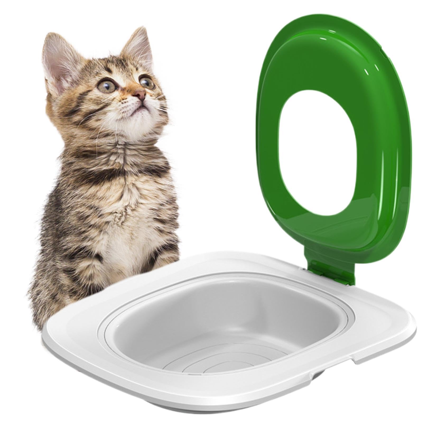 Katzen Toiletten Trainer Set - Wiederverwendbarer WC-Aufsatz Für Stubenreinheit