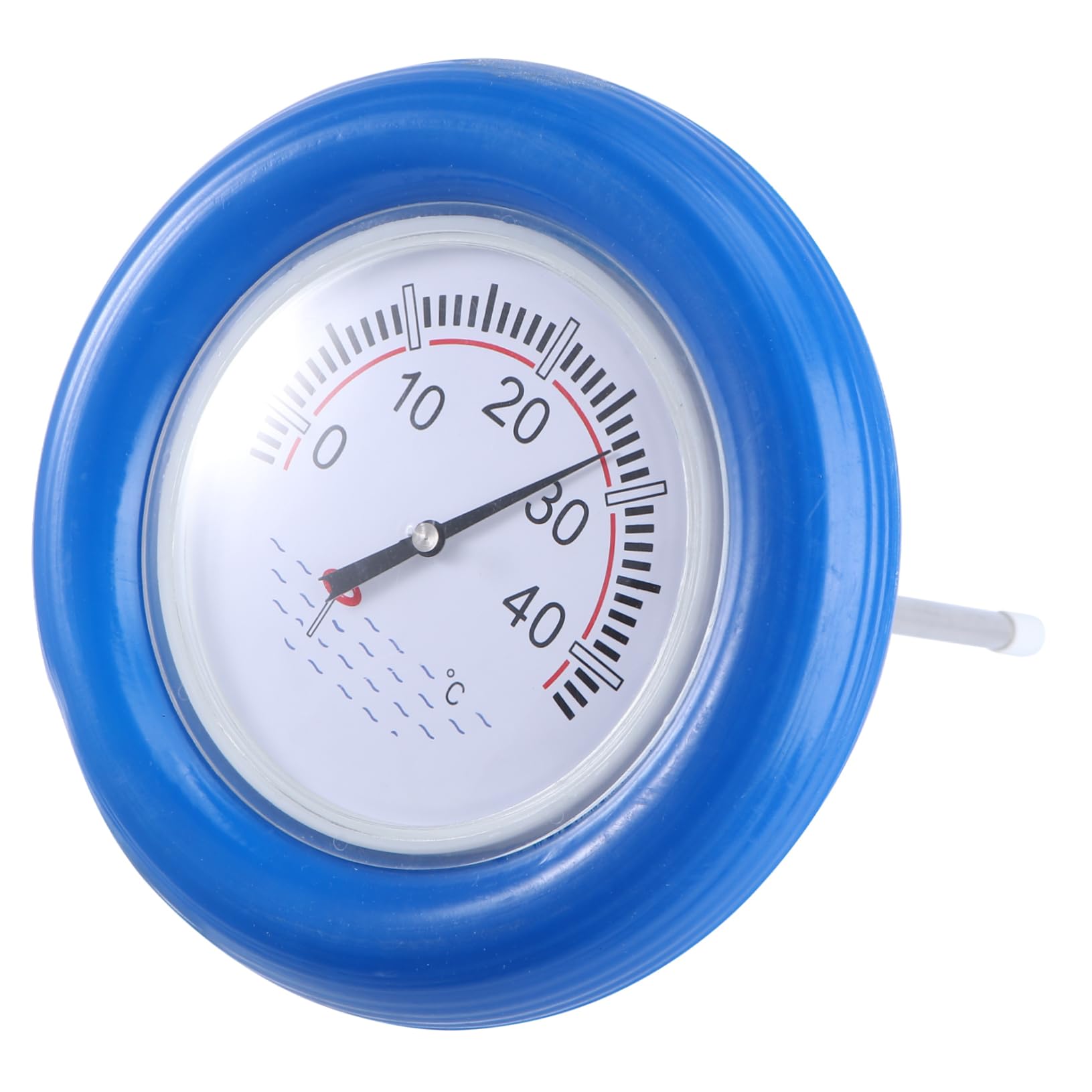 Poolthermometer Blau Schwimmendes Edelstahl Stück Kunststoff 1
