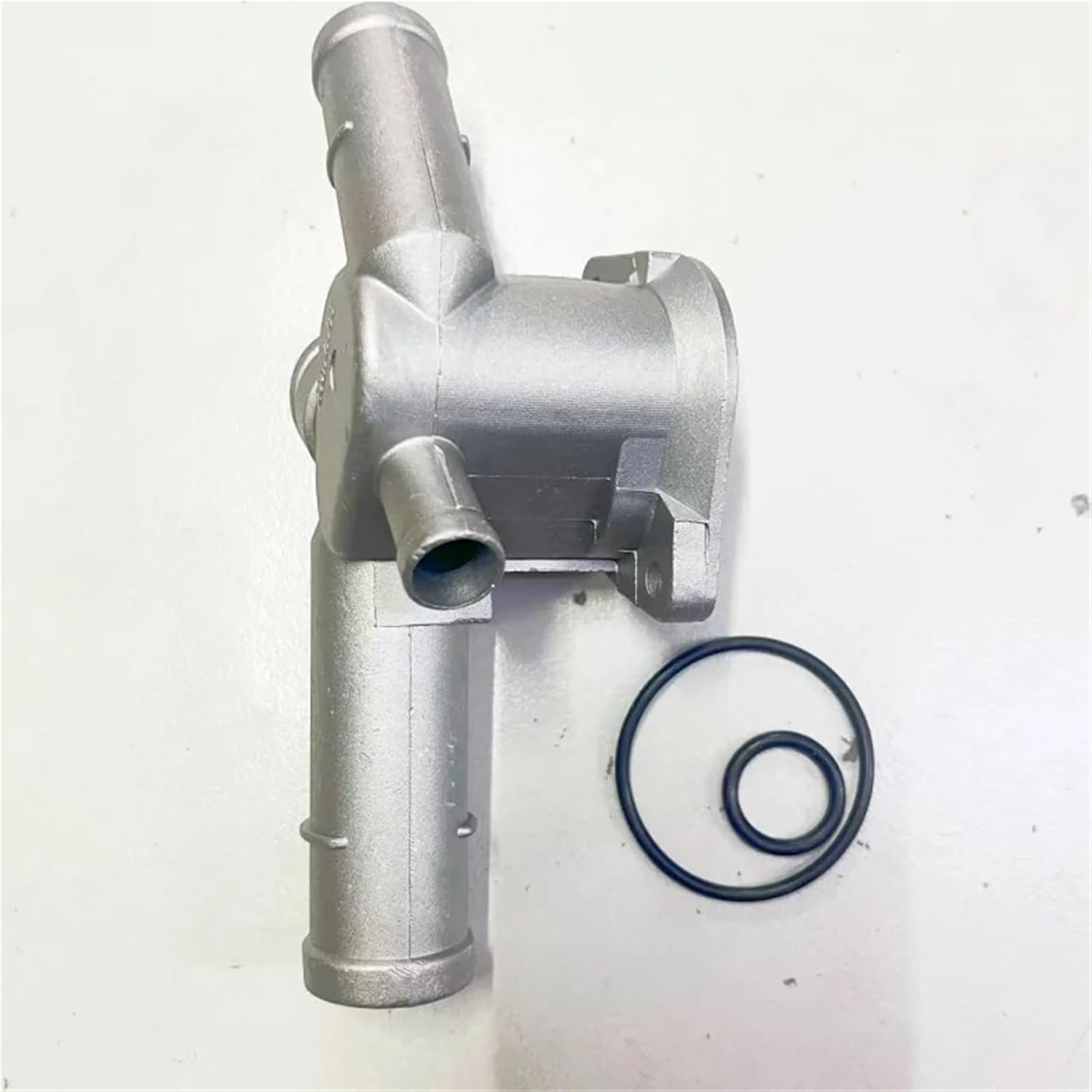 Aluminum Alloy Cooling Pipe Thermostat Package Compatible with VW Golf Jetta 2.0 L4 99-06 06A 12133d 06A 121 132