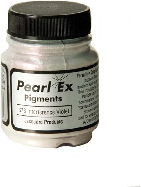 Jacquard JAC-JPX1673 Pearl Ex Powdered Pigment, 0.5 oz, Interference Violet