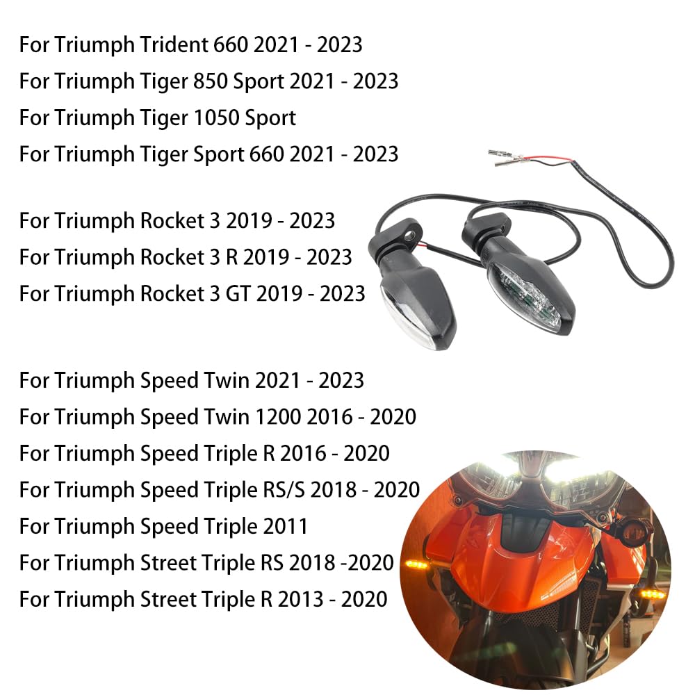 Motoism Knipperlicht Type-One rem-, achter
