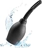 310ml Black Douche – Comfortable & Reusable Douches for Men & Douches for Women, Soft Silicone Enema for Gentle Cleansing
