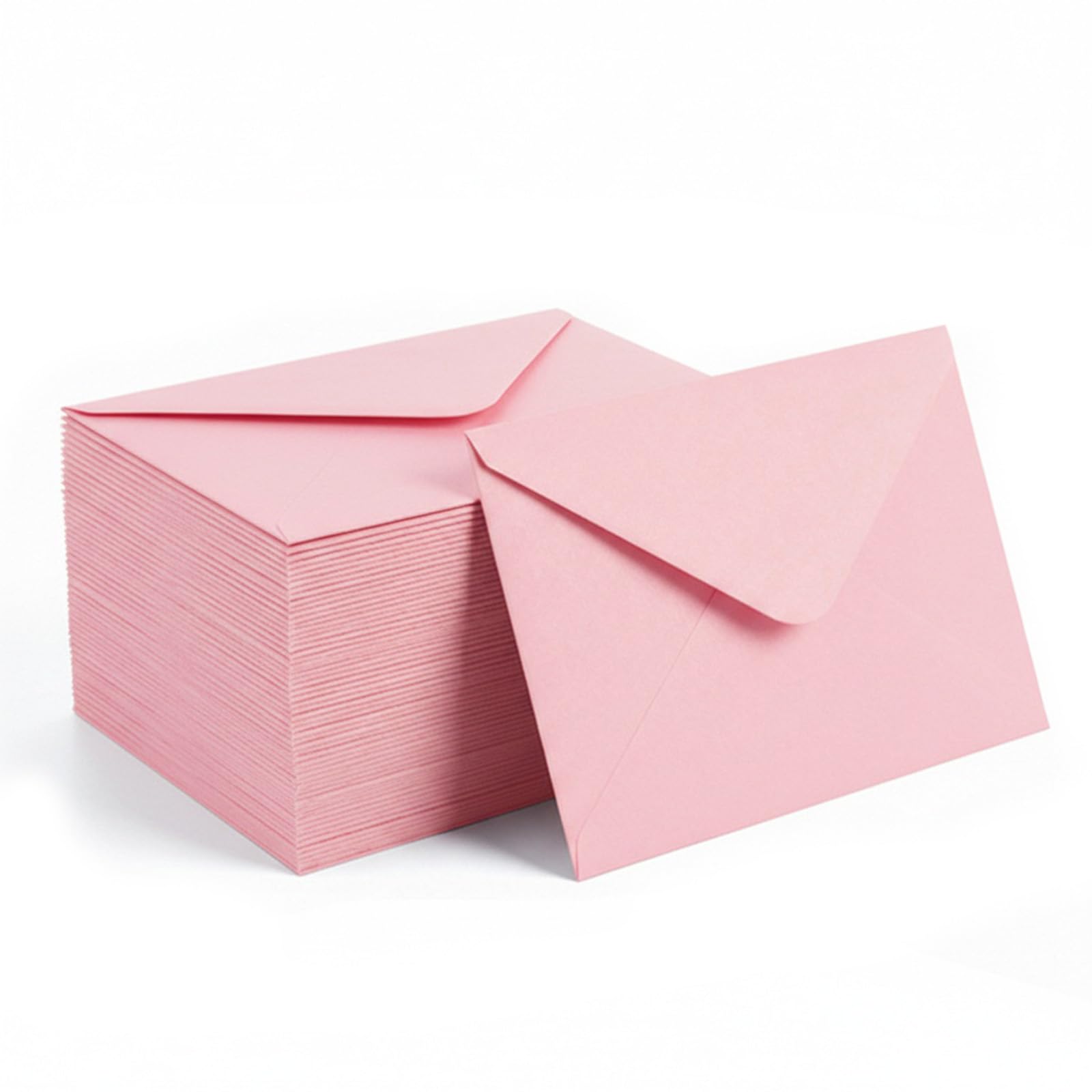 Mini Envelopes 40 Pack, 15.8x10.5cm A6 Flap Small Pink Envelopes Wet Adhesive Seal Envelopes - Secure Tear-Resistant Tiny Envelopes for Gift Cards, Wedding Invitations, Business Letters & DIY Crafts