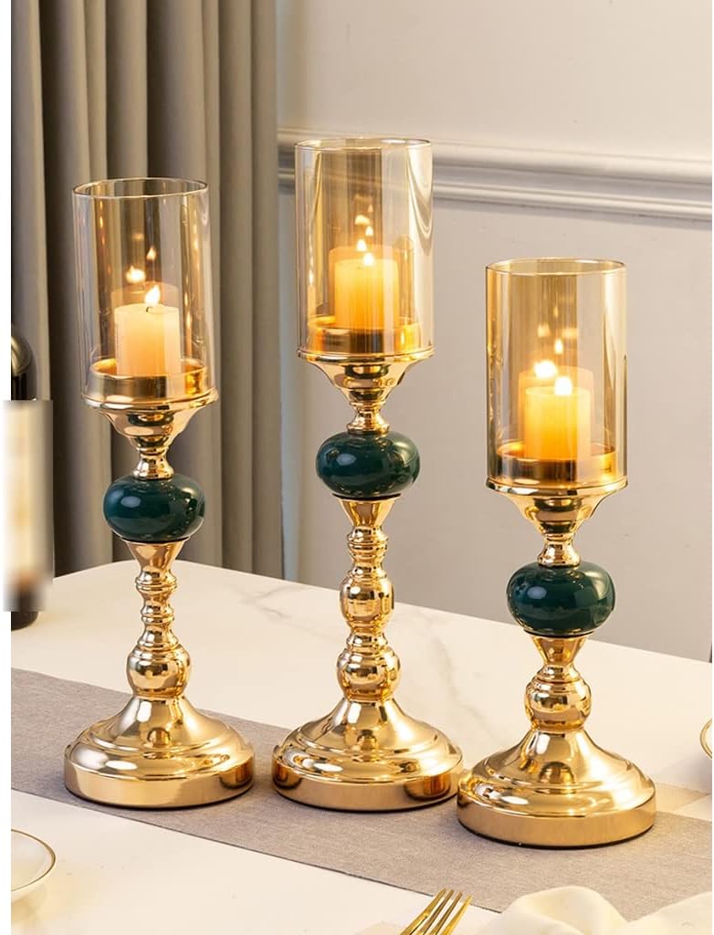 Golden Candlestick Holders Crafts Home Decor